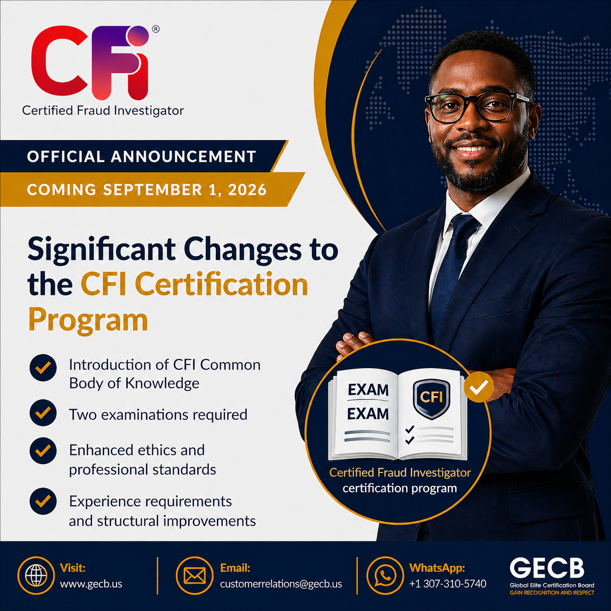 Major Evolution of the CFI Certification Program  (Effective September 1, 2026)